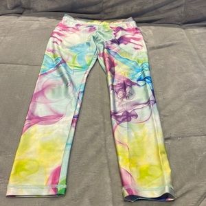 Justice leggings, girls size 10, multicolored, very soft